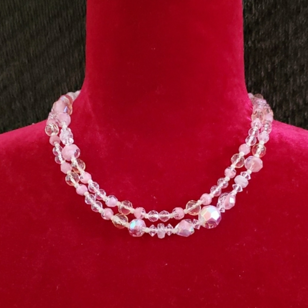Rare Vintage Givenchy Glass Bead Necklace